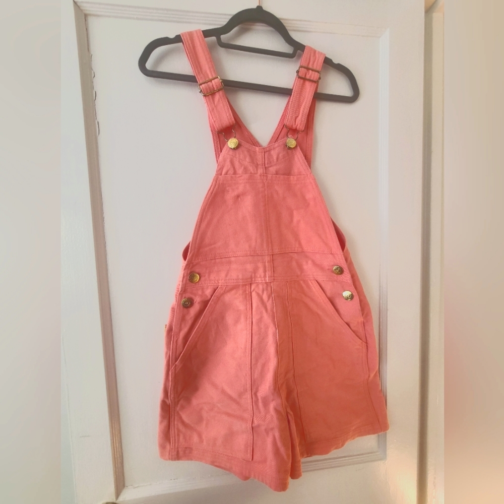 Pink Big Bud Press Shortalls